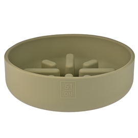 Sili Bowl - Sloefeeder Hundeskål - Khaki